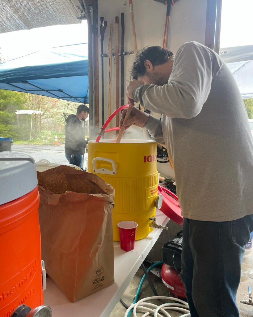 Ed brewing up some trouble.