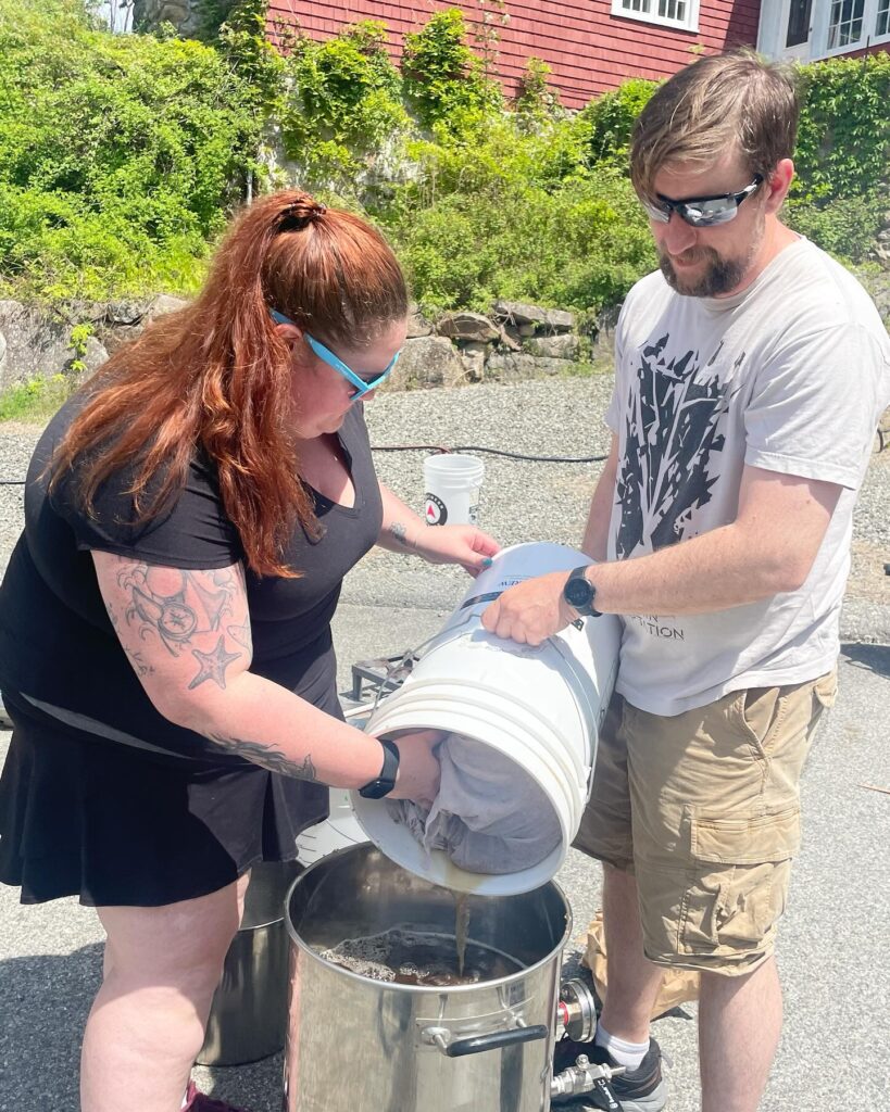 Hi tech sparging technique.